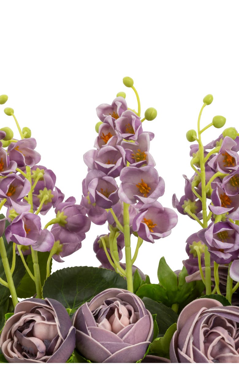 CocoBella Marcella RealTouch Mixed Floral Arrangement, Alternate, color, Purple