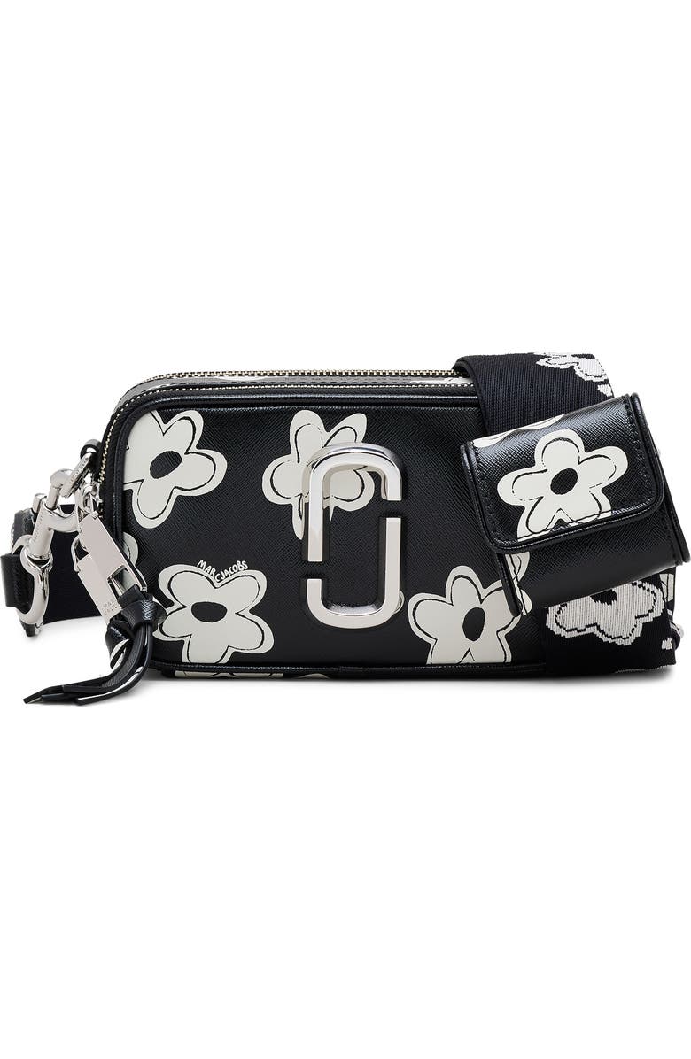 Marc Jacobs The Snapshot Daisy Leather Crossbody Bag, Main, color,