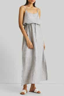 casual strappy maxi dress PRETTYGARDEN Womens Casual Long Summer Dresses Sleeveless Strappy Loos