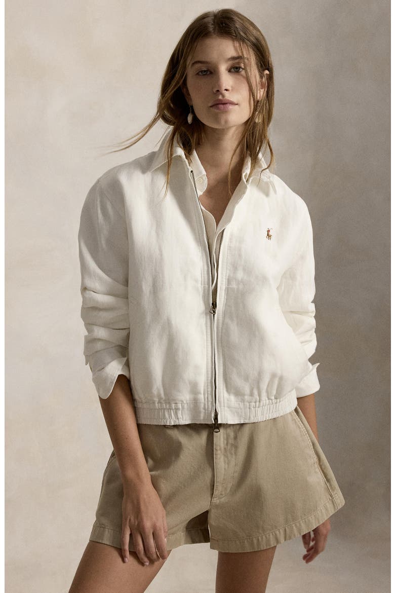 Polo Ralph Lauren Linen Jacket (Women) | Nordstrom
