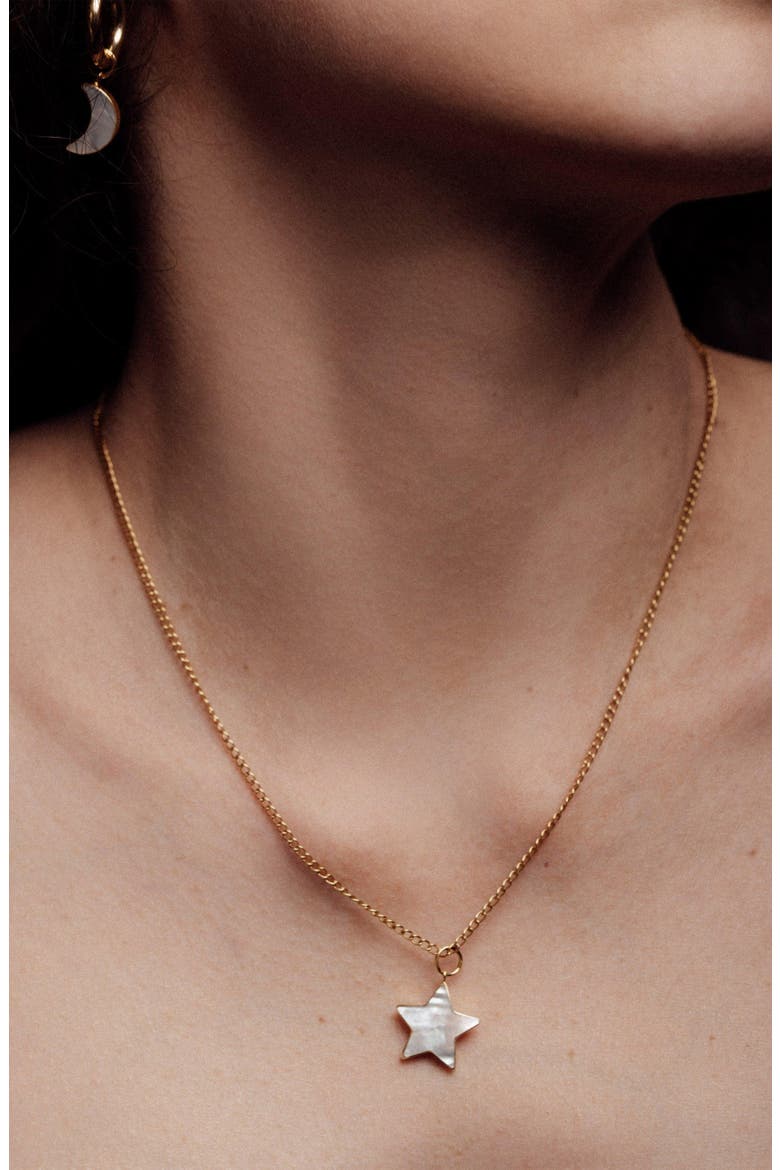 Star Pendant 22ct Gold Vermeil Necklace, Alternate, color, Star