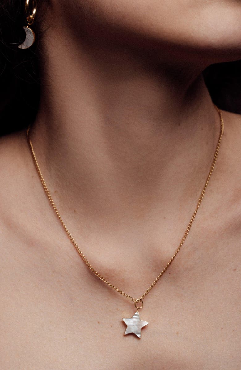 Freya Rose Star Pendant 22ct Gold Vermeil Necklace, Alternate, color, Star