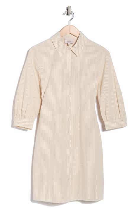 Cinq à Sept Seersucker Cotton Shirtdress