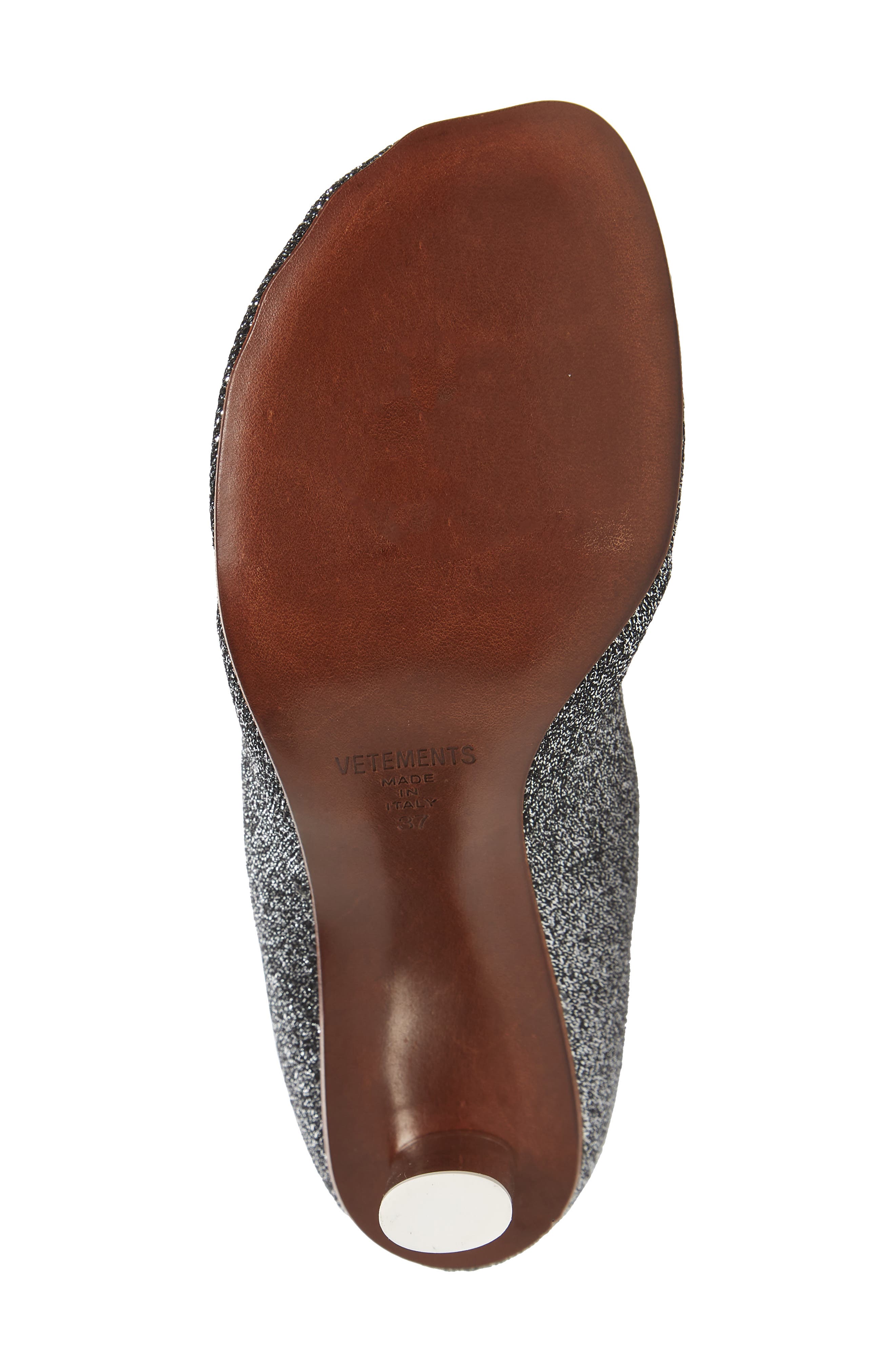 Lurex Sock Boot, Alternate, color, SILVER/SILVER HEEL - 814