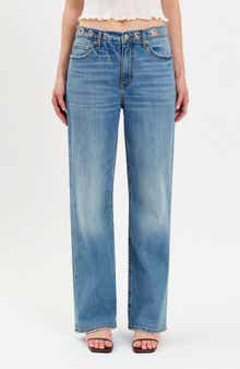 1999 Ripped High Waist Straight Leg Jeans