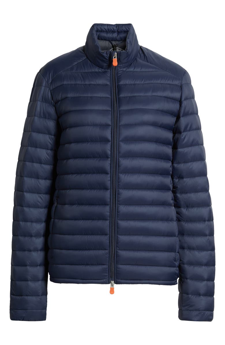 Save The Duck Alexander Quilted Water Repellent Puffer Jacket, Main, color, Navy Blue