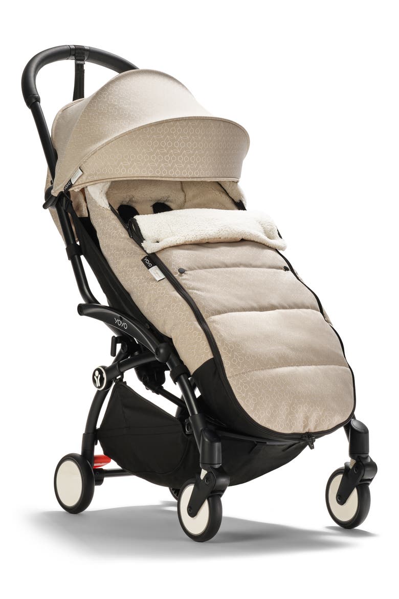 x Bonpoint YOYO Water Repellent Footmuff, Alternate, color, BEIGE
