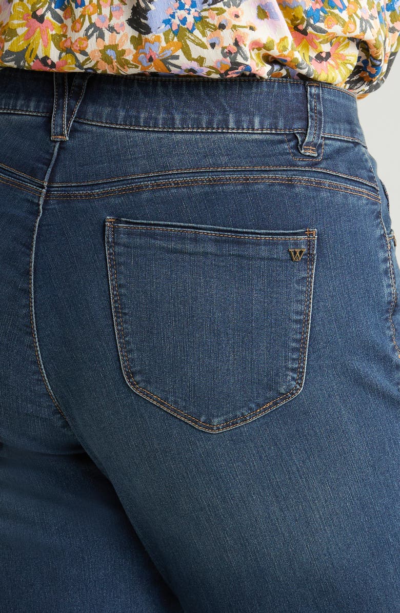 Wit & Wisdom Ruffle Edge Floral Print Top, Alternate, color,