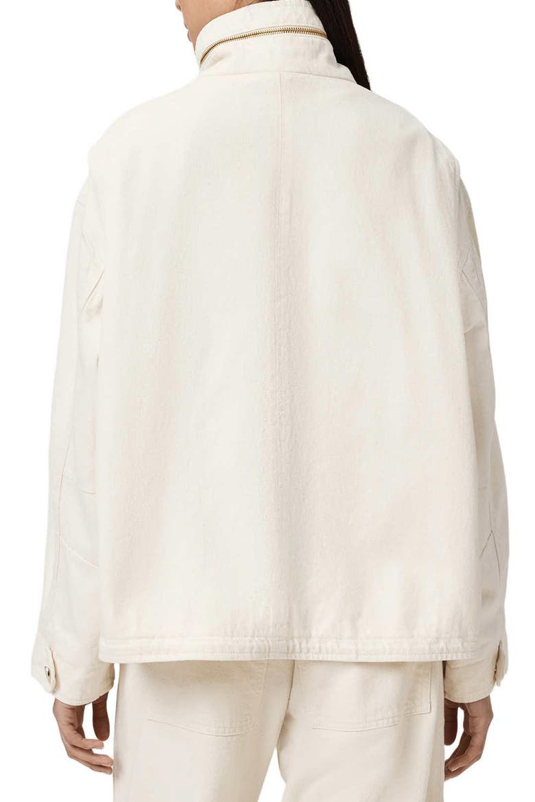 Clay Denim Jacket, Alternate, color, ECRU WHITE