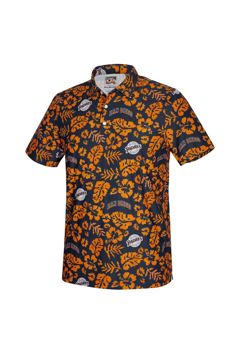 Men's Reyn Spooner  Navy San Diego Padres Cooperstown Pua Performance Polo, Alternate, color, Navy