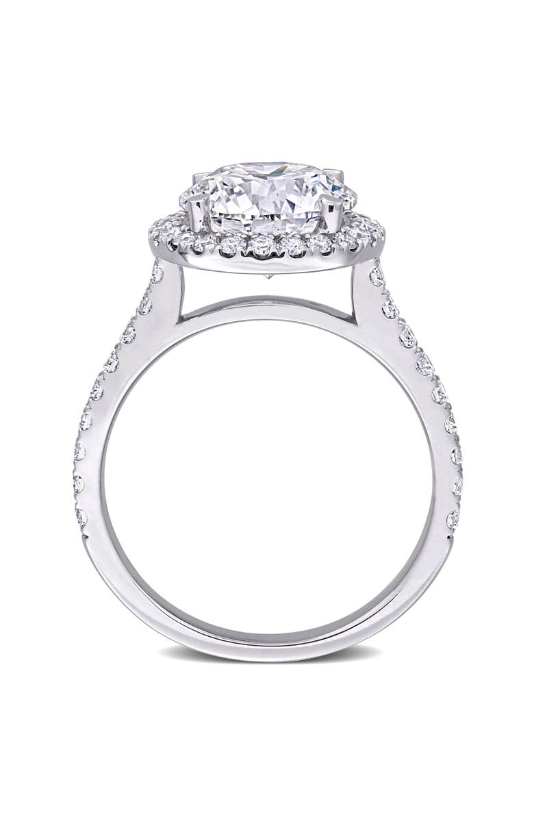 Julianna B. 3-5/8 CTW Lab-Grown Diamond Halo Ring 14k, Alternate, color, White Gold