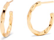 Brook and York Brooke Twisted Rope Hoop Earrings