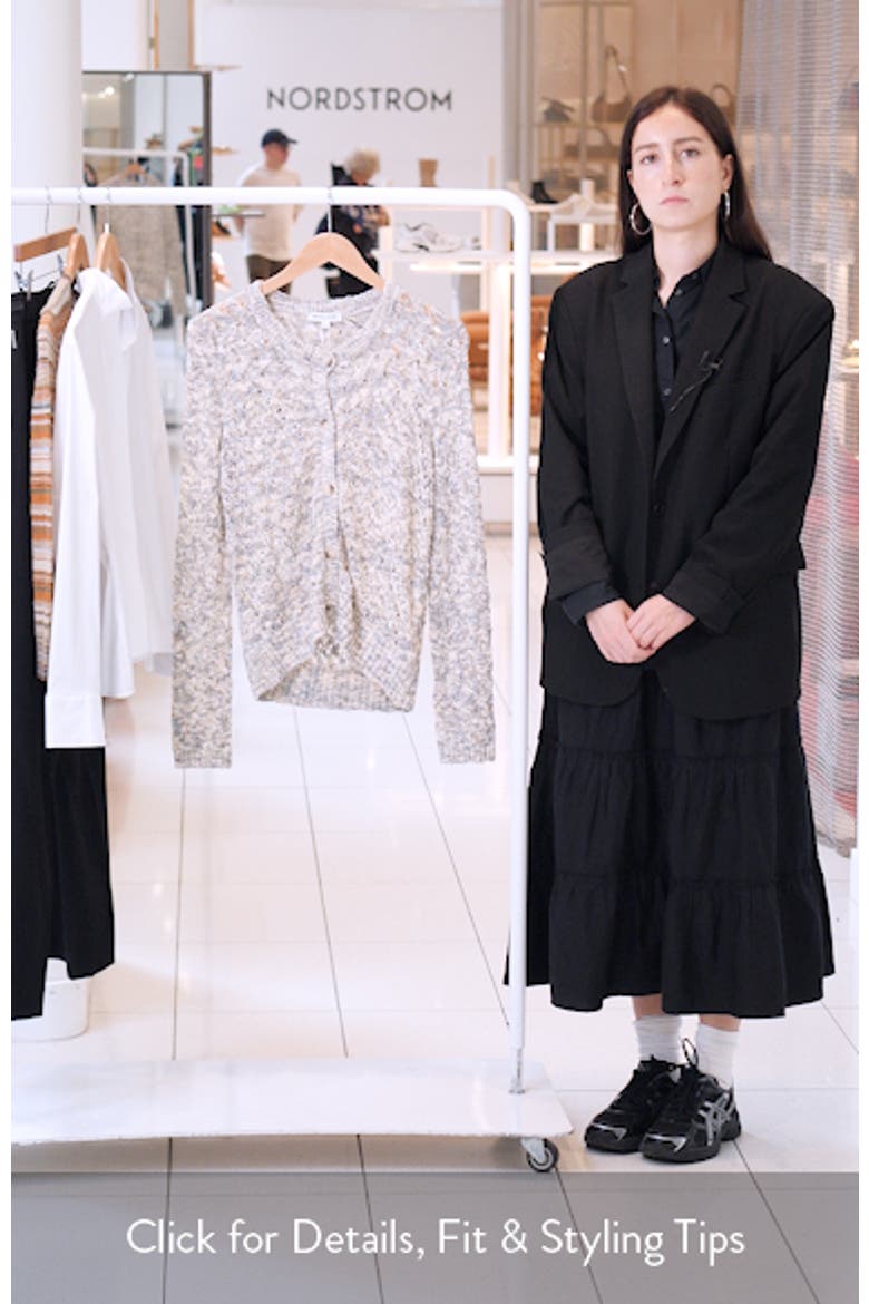 Drummond Semisheer Cotton Blend Cardigan video