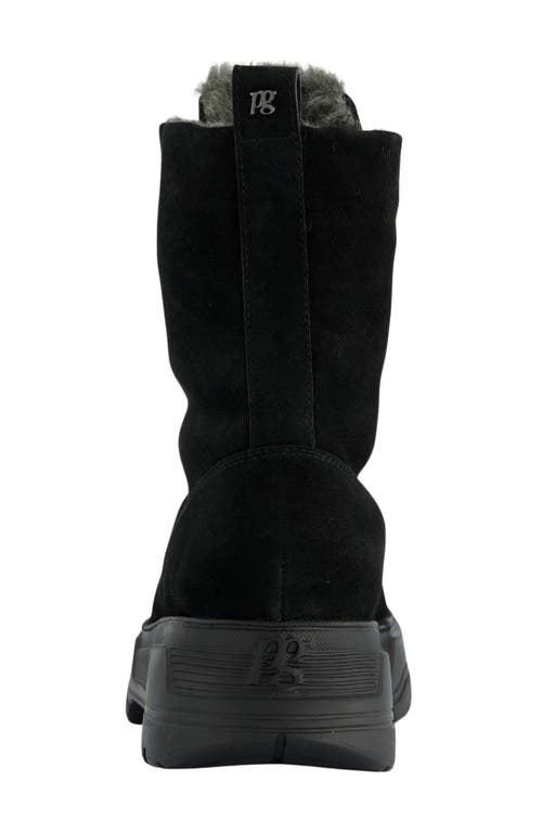 Paul Green Cameo Faux Fur Bootie In Black