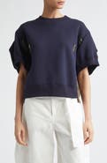 Sacai Sponge Short Sleeve Pullover Sweatshirt