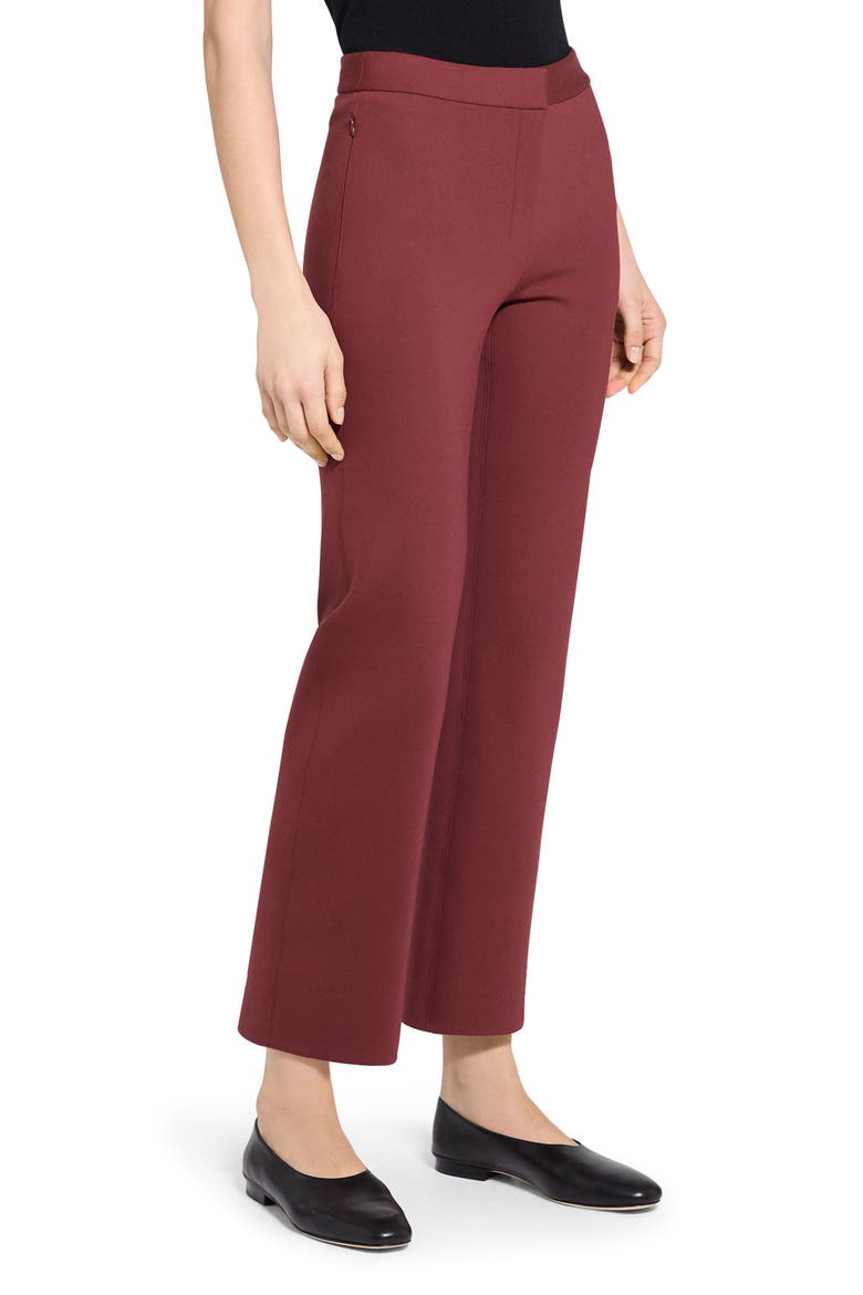 Kick Ankle Pants, Alternate, color, OXBLOOD RED