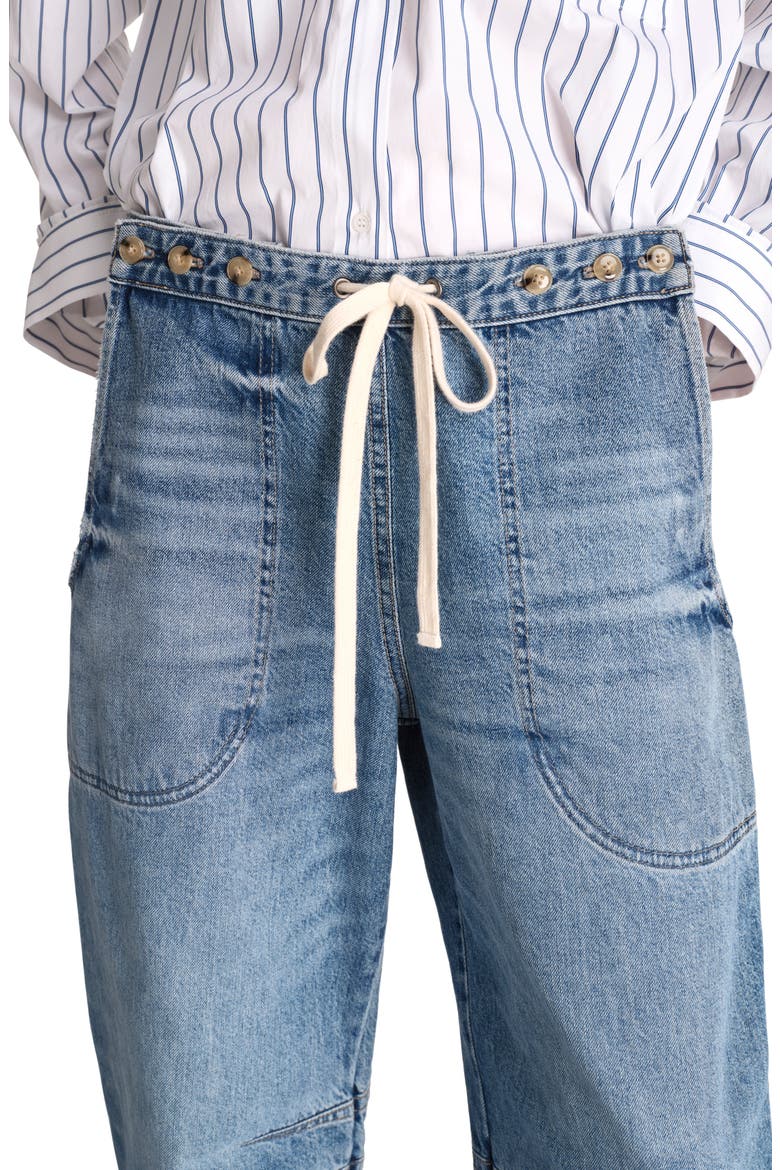 Jetties Tie Waist Jeans, Alternate, color, VINTAGE WASH