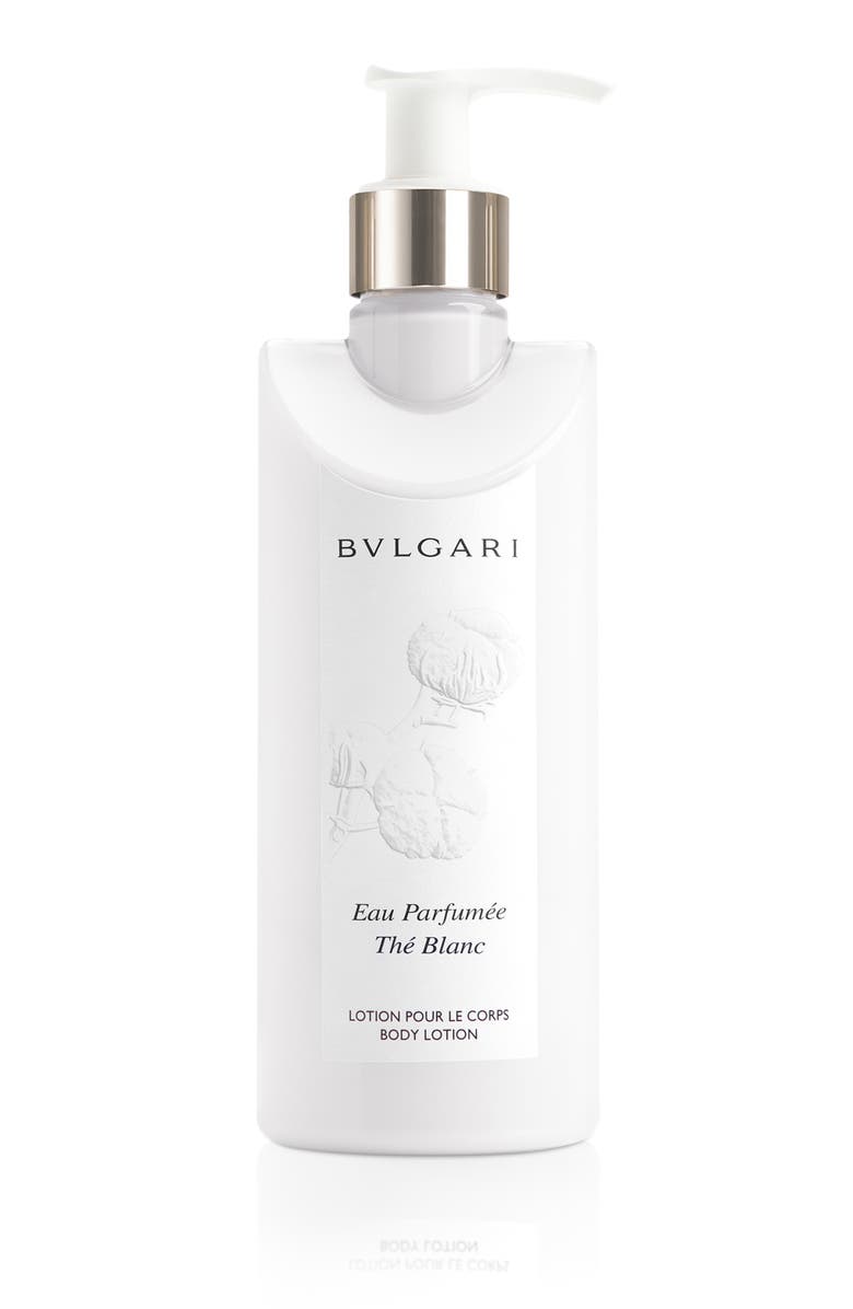 BVLGARI Eau Parfumée thé Blanc Body Lotion, Main, color, 