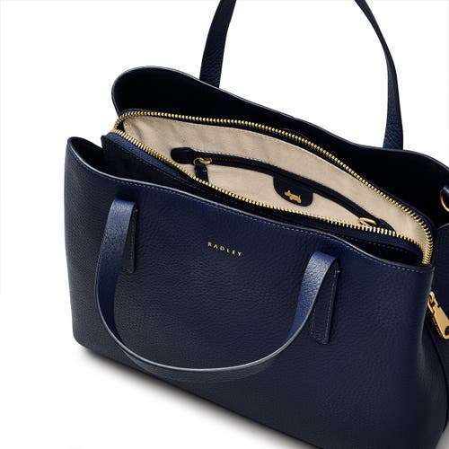 Radley London Dukes Place Medium Ziptop Satchel Bag In Evenfall