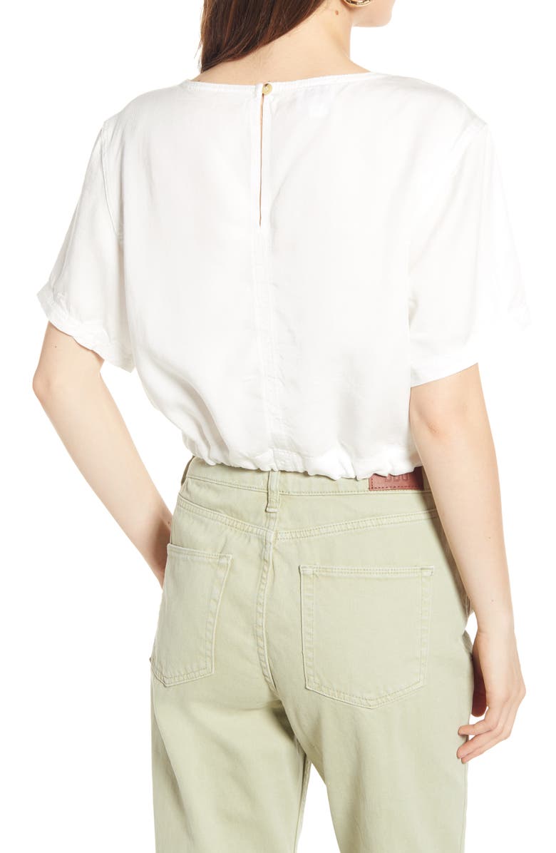 BDG Urban Outfitters Tie Hem Crop Top, Alternate, color, 