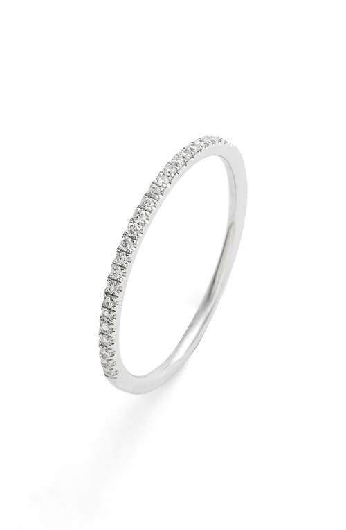Bony Levy Diamond Stacking Ring In 18k White Gold