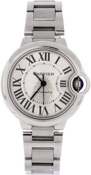 Pre-Owned Cartier Ballon Bleu de Cartier Automatic Watch Stainless Steel 33