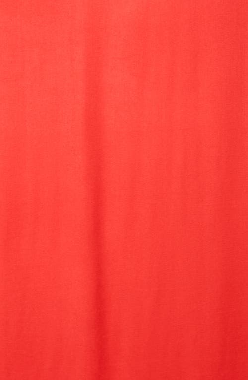 Vince Camuto Oversized Satin Pashmina Wrap In Fiery Red