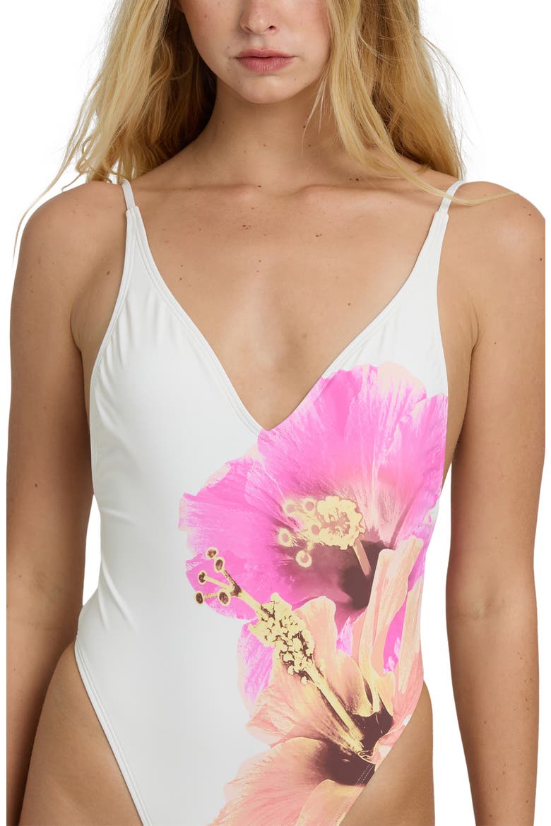 Sunny Shore One-Piece Swimsuit, Alternate, color, SALT CRYSTAL