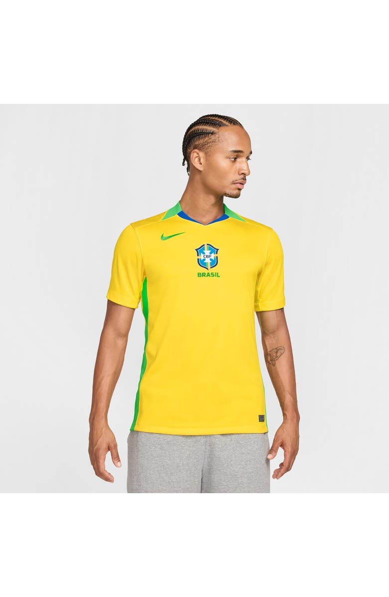 Nike Men's Nike Yellow Brazil Women's National Team 2025/26 Home Replica Jersey, Main, color, Yellow