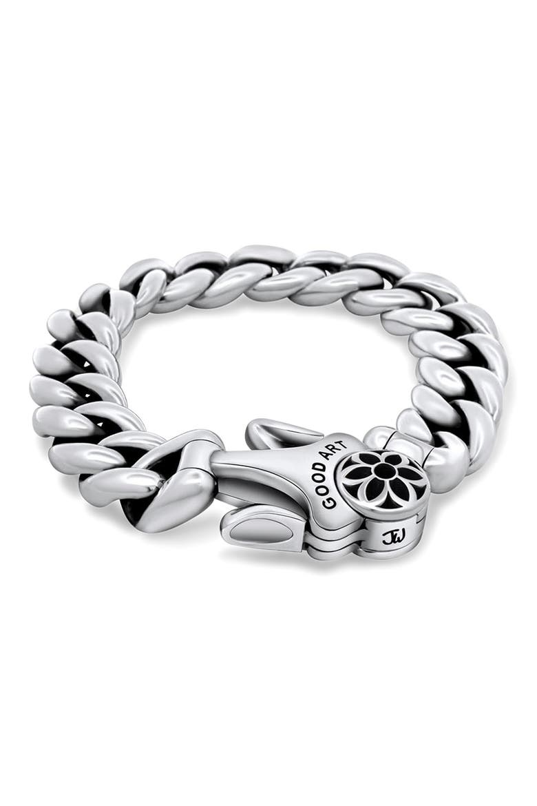 Men's Model 10 AA Bracelet, Main, color, STERLING SILVER