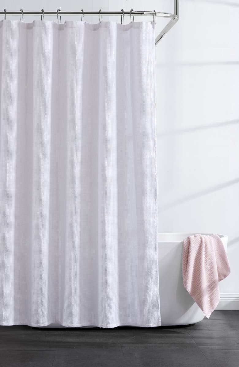 Kenneth Cole New York Waffle Knit Shower Curtain, Alternate, color, 