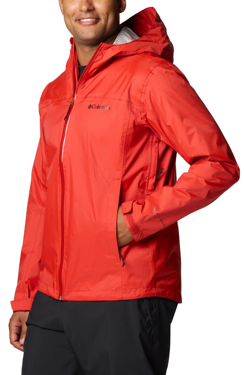 Columbia Evapouration II Waterproof Hooded Packable Jacket, Alternate, color,