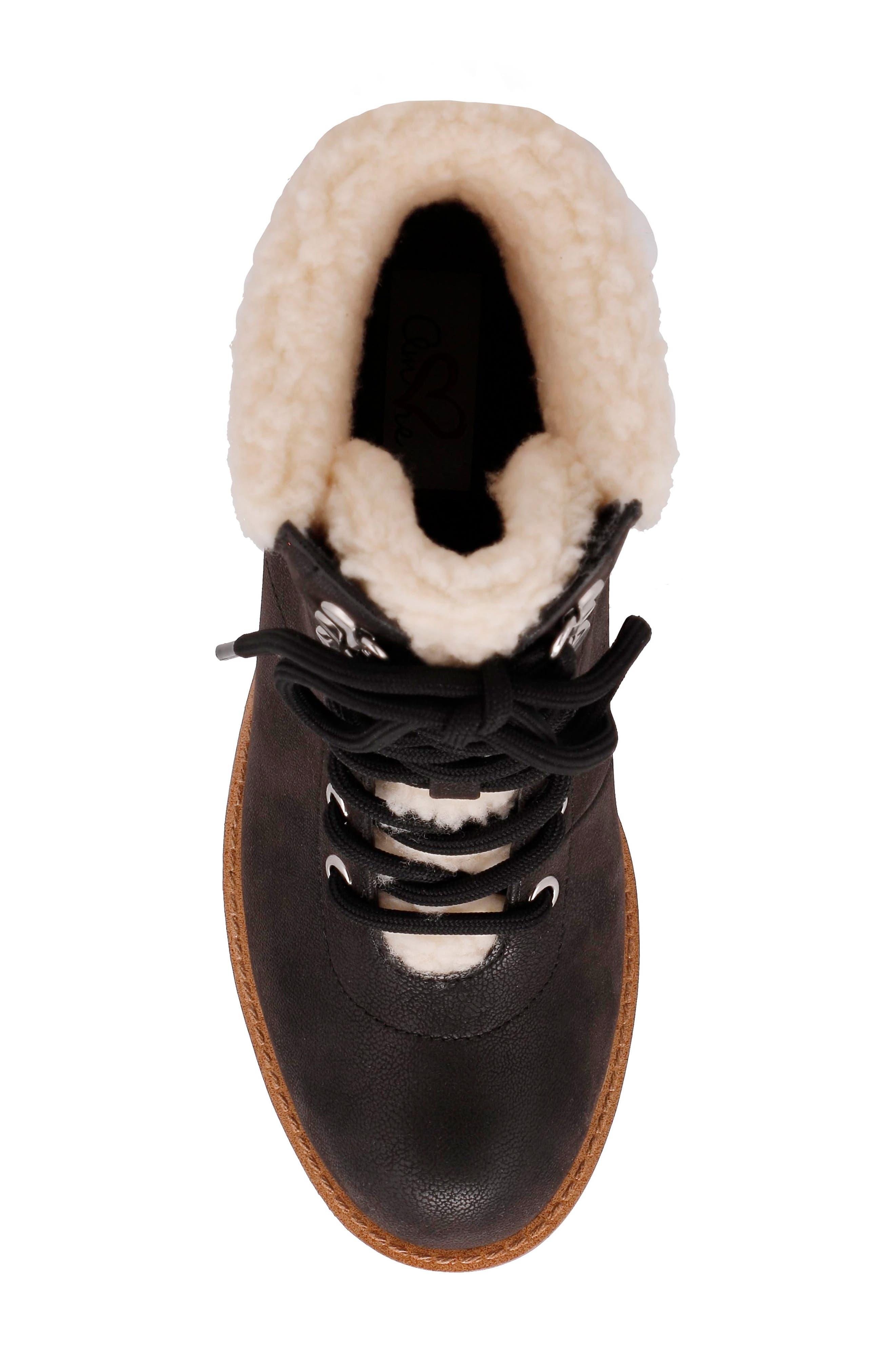 MIA AMORE Blaake Faux Shearling Lug Boot - Wide Width, Alternate, color, 