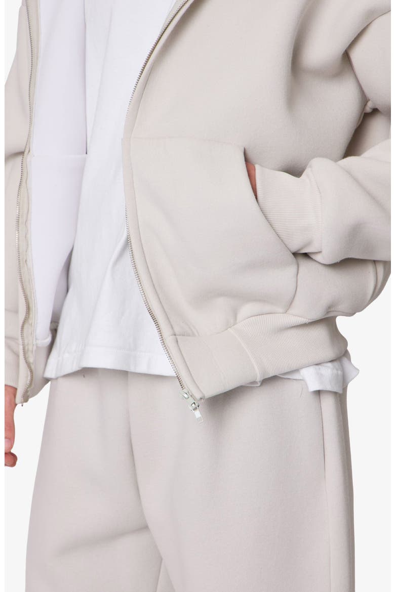 Stiff Lounge Zip Hoodie, Alternate, color, GREY