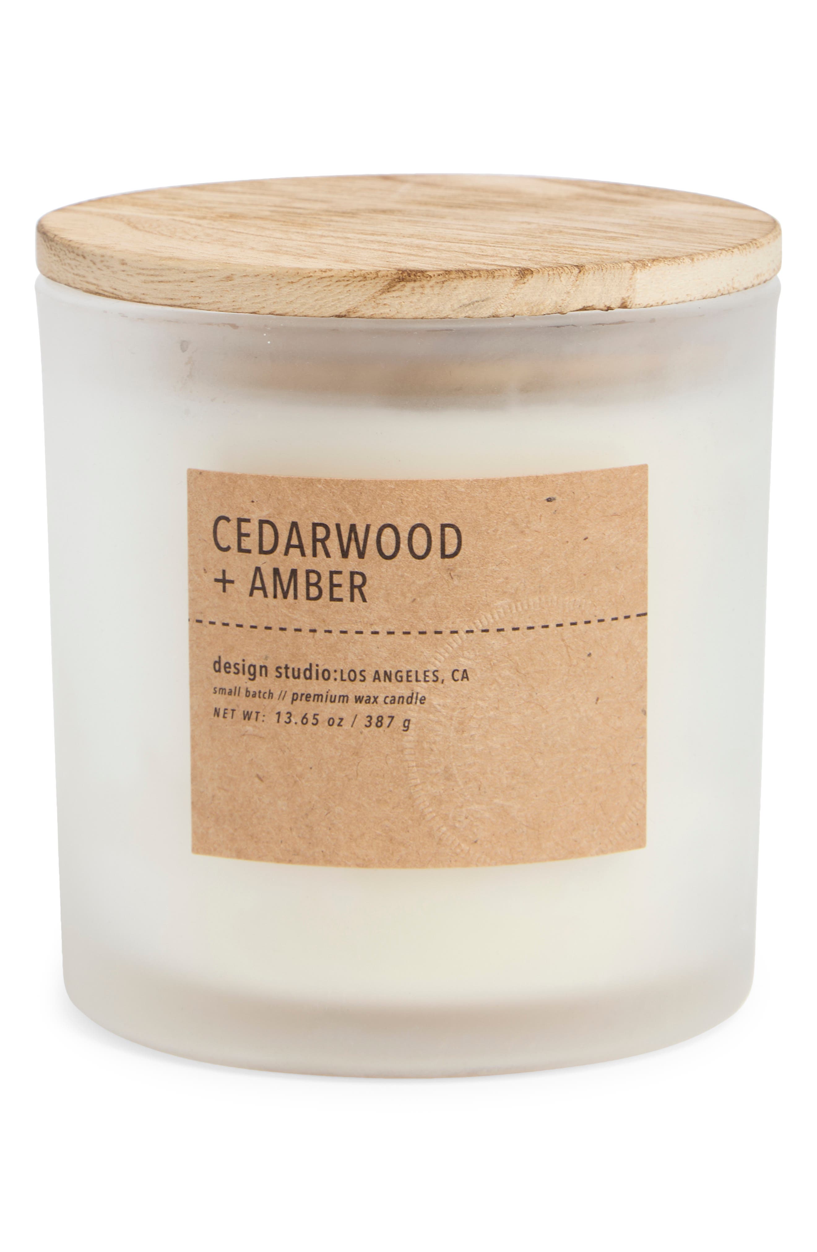 PORTOFINO CANDLES Cedarwood & Amber Jar Candle