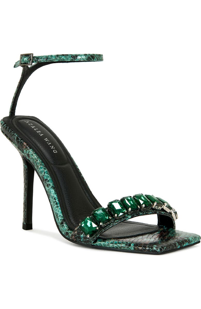 AZALEA WANG Periis Ankle Strap Sandal, Main, color, Green