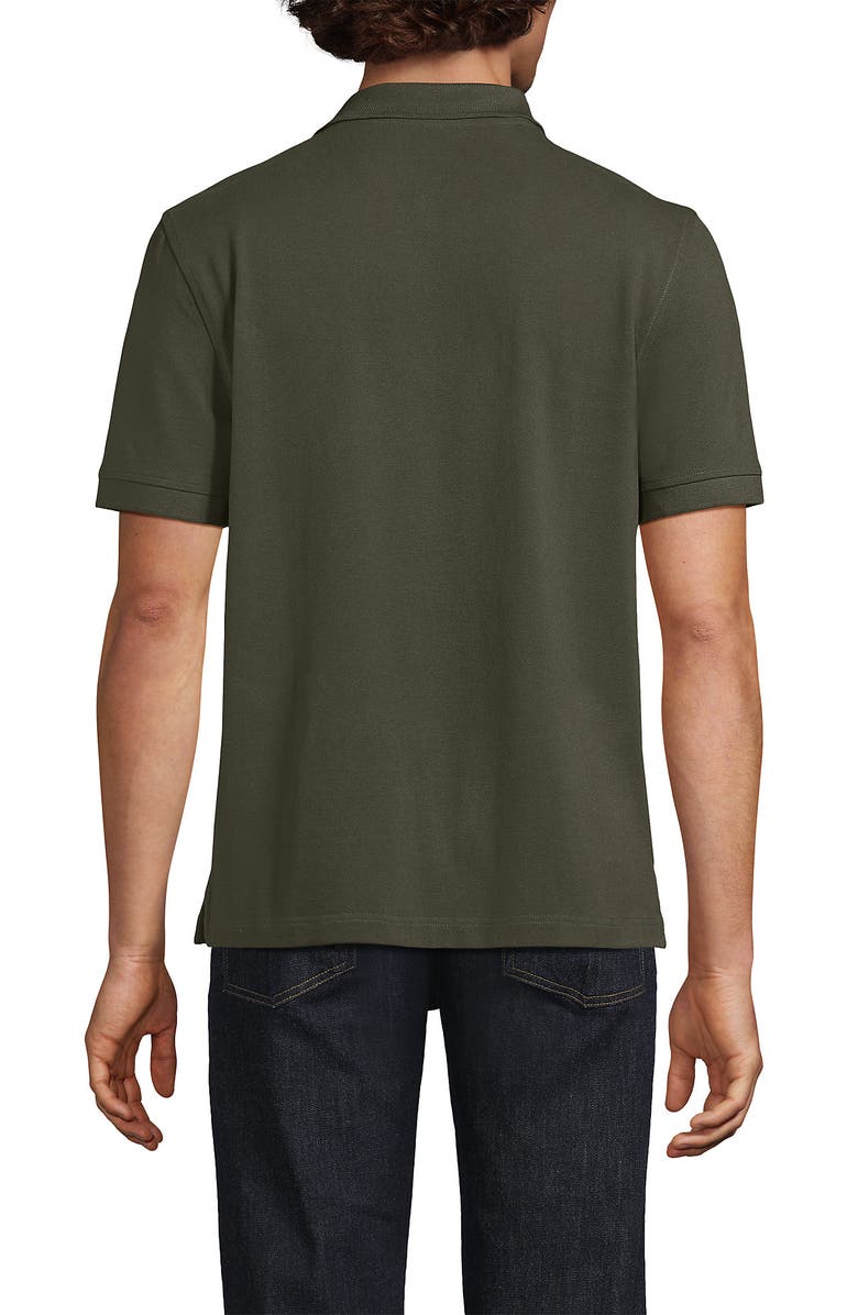 Lands' End Short Sleeve Comfort-First Mesh Polo Shirt, Alternate, color, Forest Moss