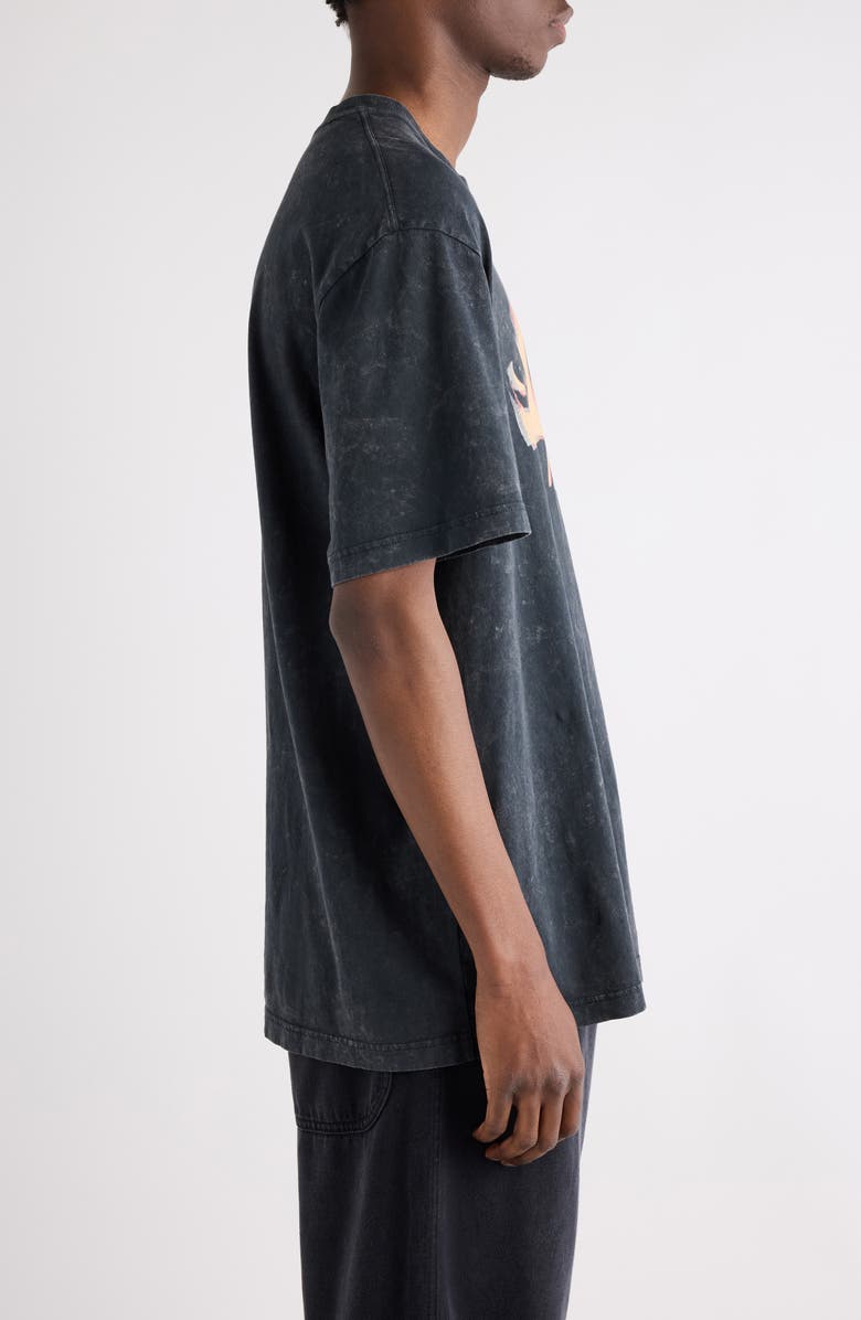 Isabel Marant Hugo Graphic T-Shirt, Alternate, color, Faded Black