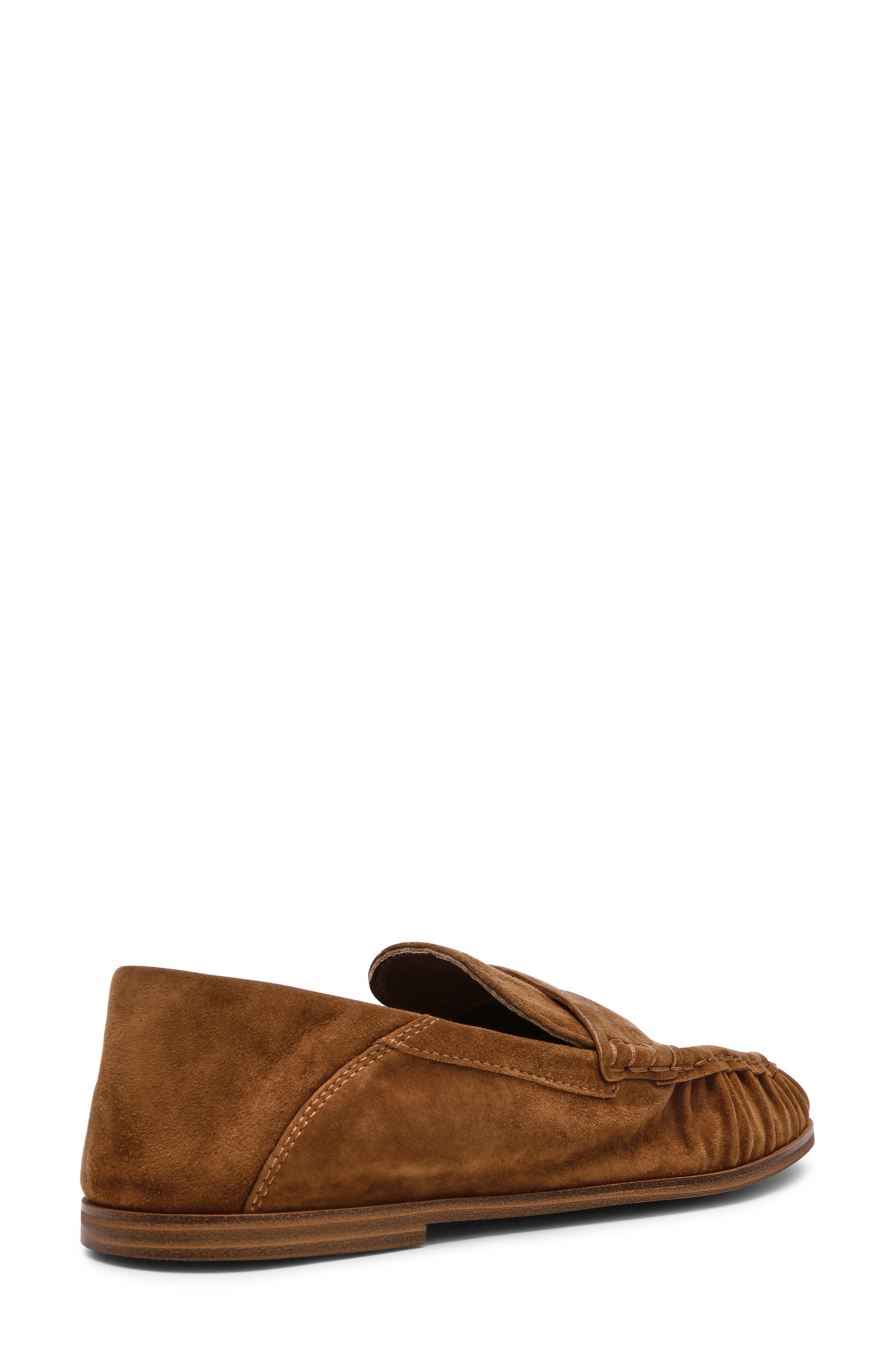 Stewart Convertible Penny Loafer, Alternate, color, CHESTNUT SUEDE