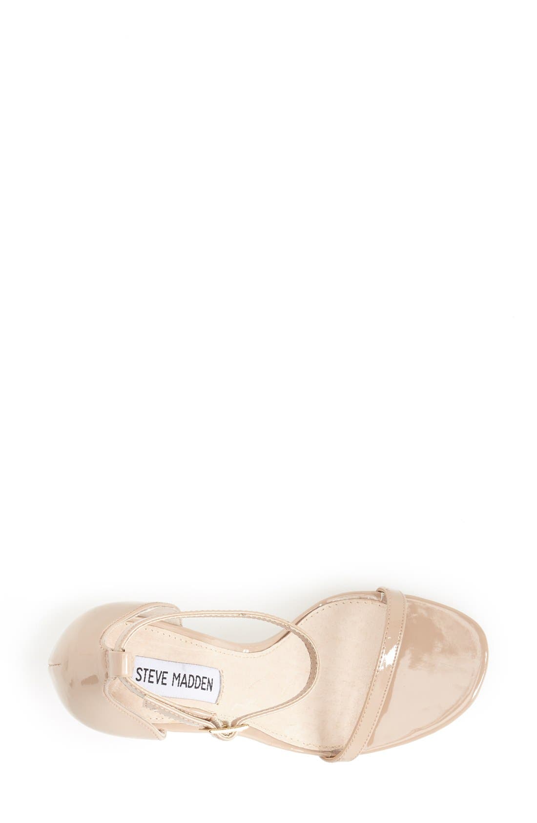 'Gea' Ankle Strap Sandal, Alternate, color, BLUSH PATENT