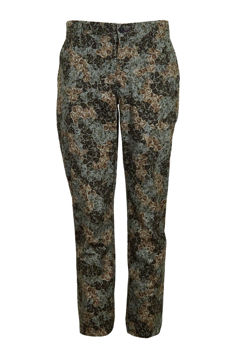 Caspian Stretch Cotton Chino Pant, Main, color, Rose Camo Olive