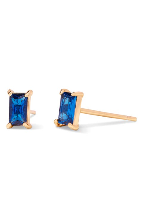 Darcy Birthstone Stud Earrings