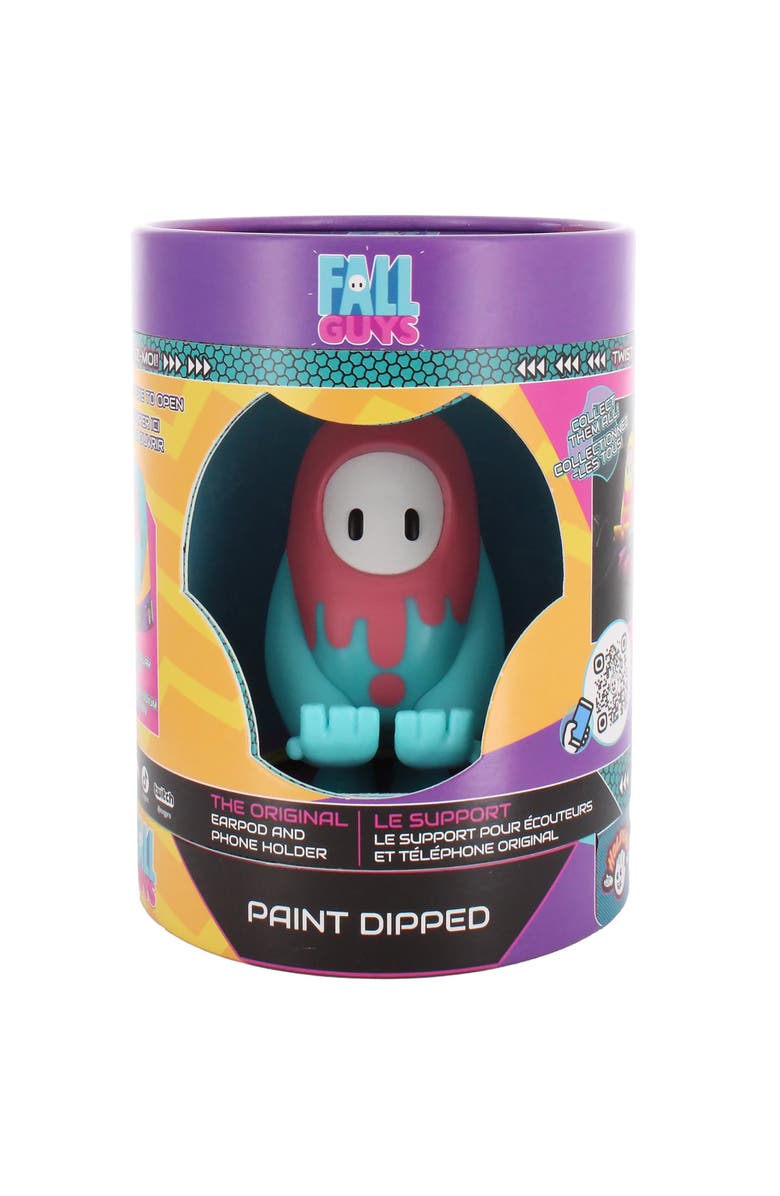 Exquisite Gaming Holdems Fall Guys Paint Dipped Earbud & Phone Holder, Alternate, color, Multicolored
