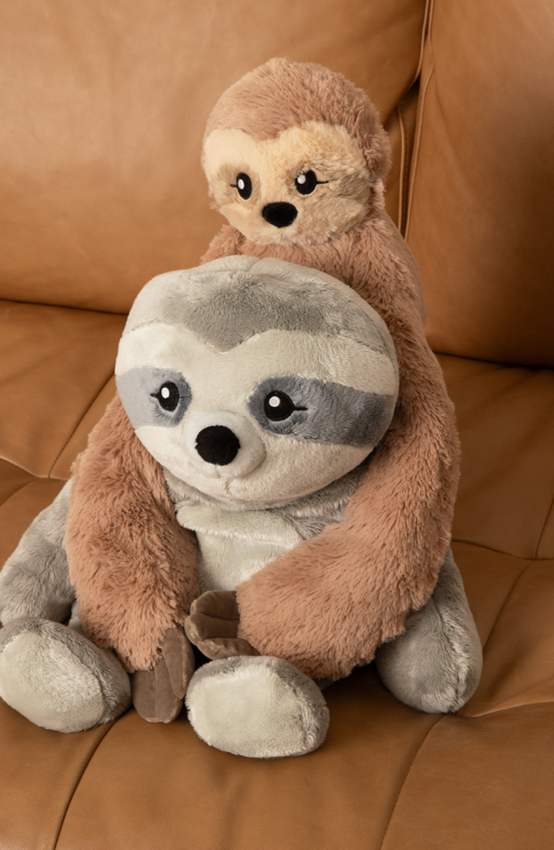 Hugimals World Sawyer the Sloth Plush Toy, Alternate, color, Brown