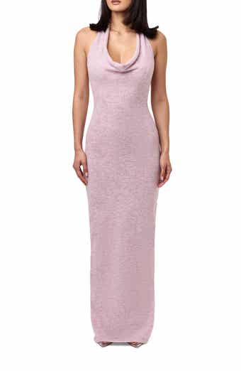 Naked Wardrobe Halter Neck Knit Maxi Dress