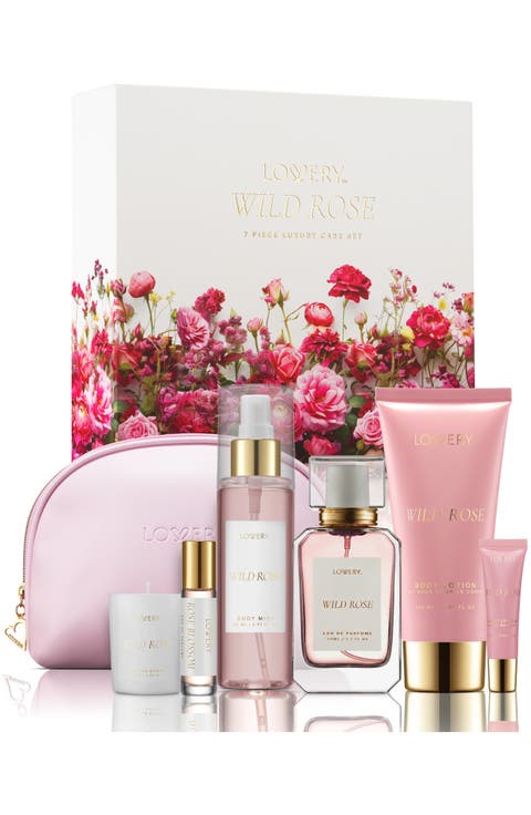 Wild Rose 7-Piece Luxury Gift Set for Women