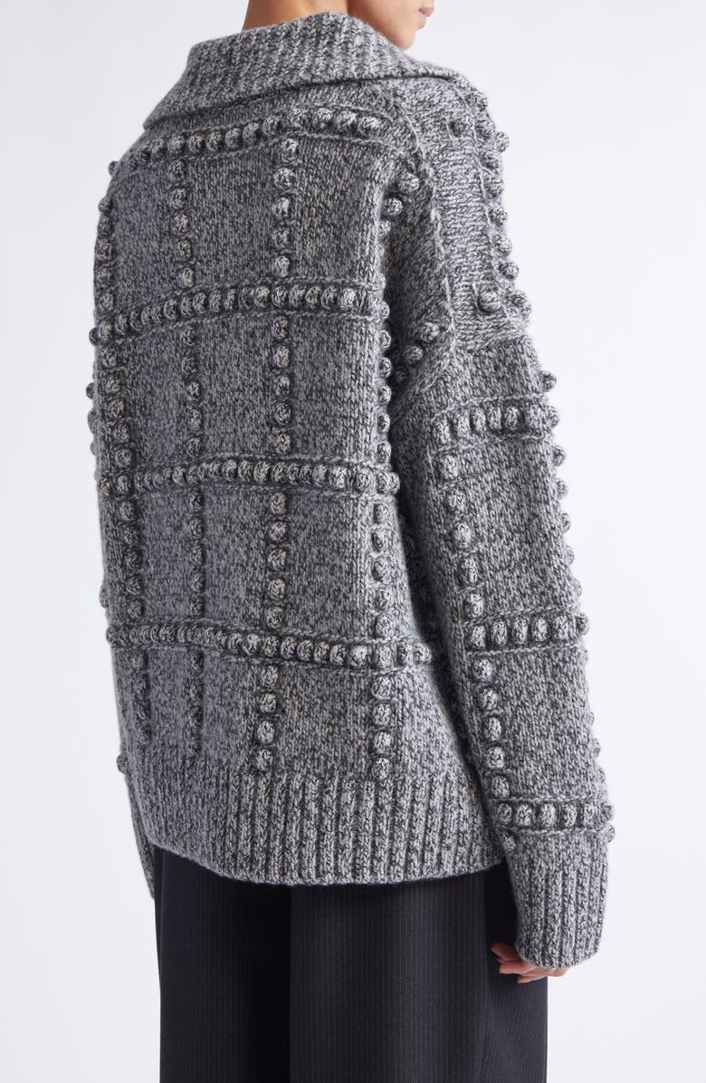 Altuzarra Mitch Merino Wool Sweater, Alternate, color, Grey Melange