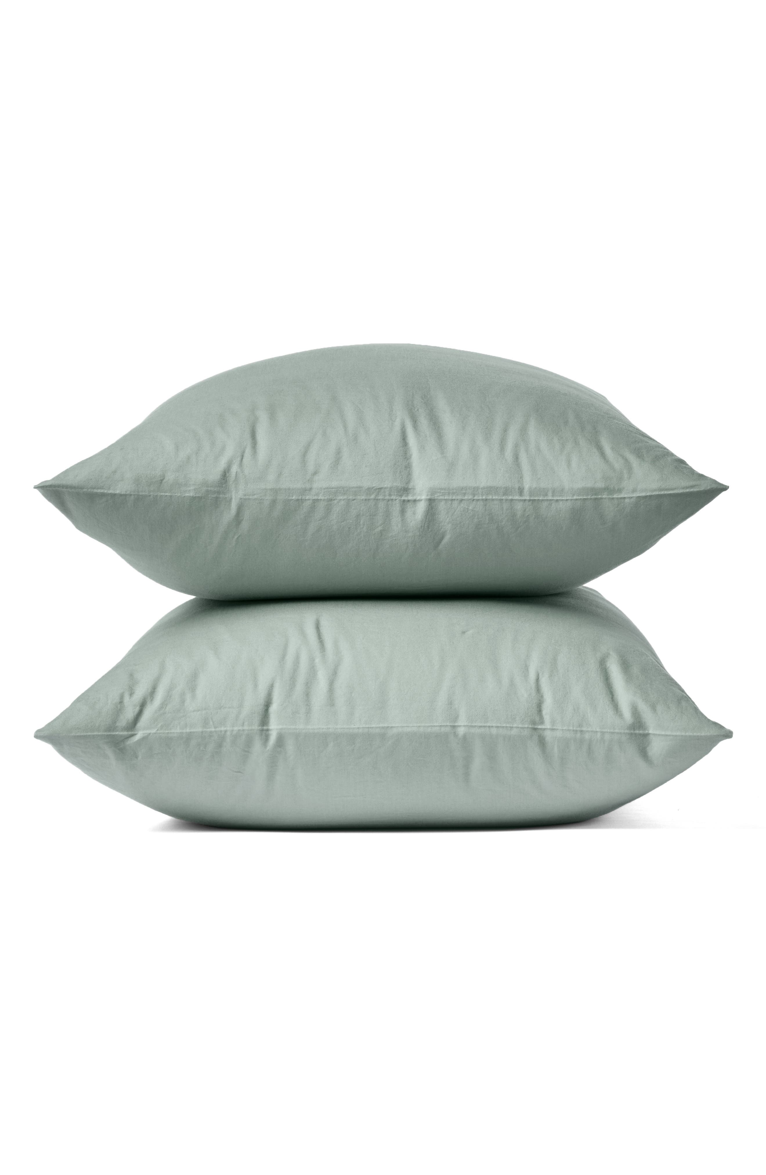 Coyuchi Crinkled Percale Pillowcase - Thumbnail 5