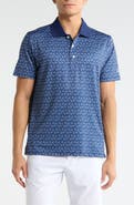Brooks Brothers Golf Club Print Polo