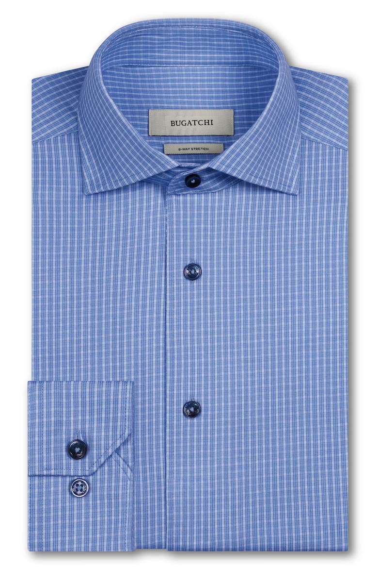 Devon OoohCotton® Plaid Button-Up Shirt, Alternate, color, AIR BLUE
